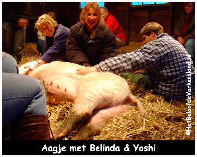 Aagje met Belinda & Yoshi